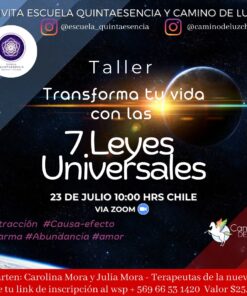 Taller Transforma tu vida con las 7 Leyes Universales